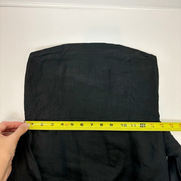 FAITHFULL THE BRAND x REVOLVE El Mar Midi Dress in Black Size 6 - Picture 11 of 12